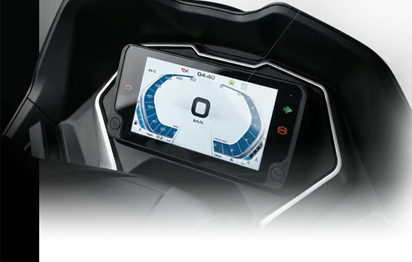 Anti-glare TFT instrument display